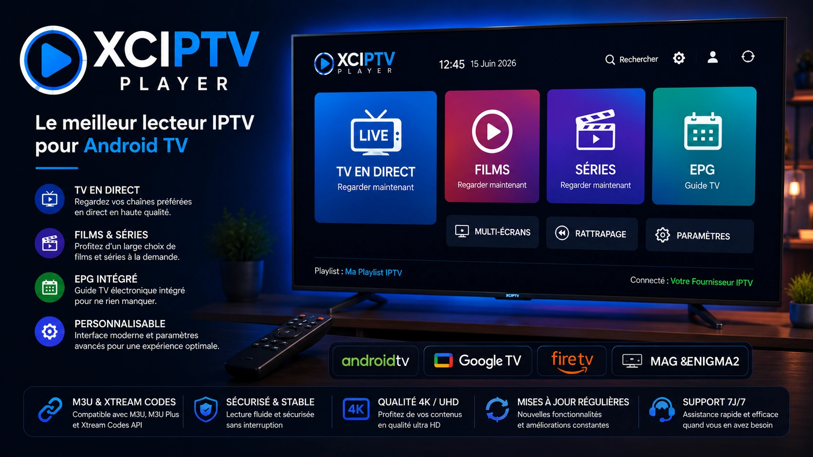 Fichier APK de XCIPTV Player