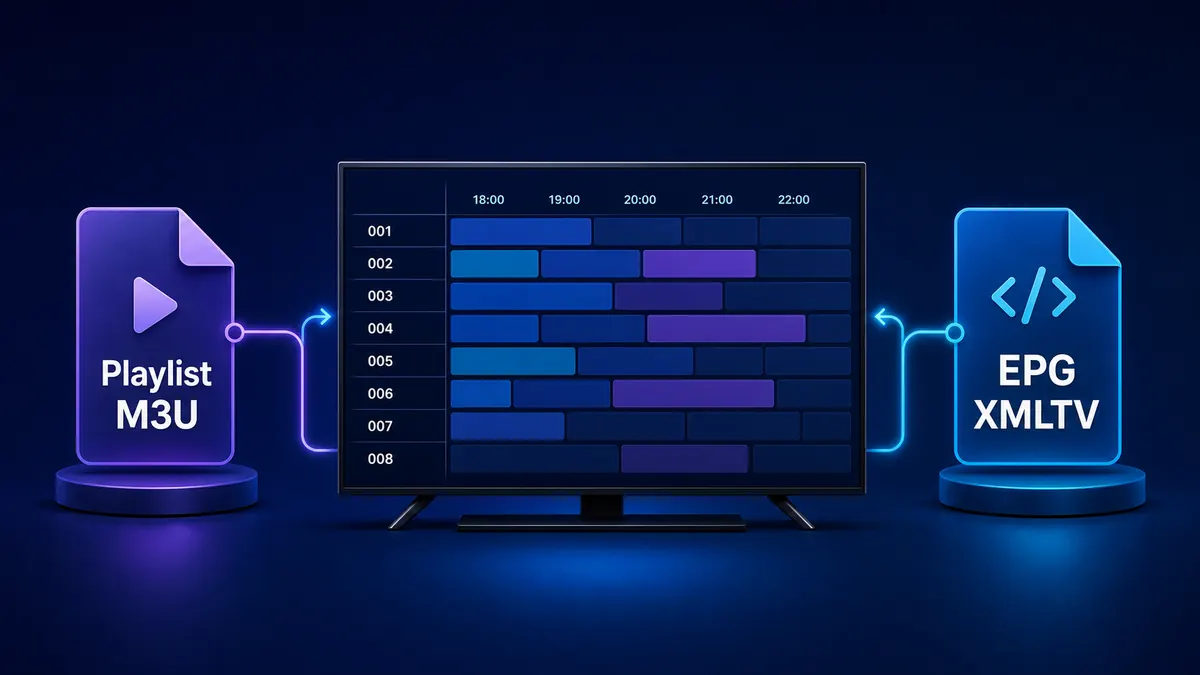 Connexion entre playlist M3U et EPG XMLTV