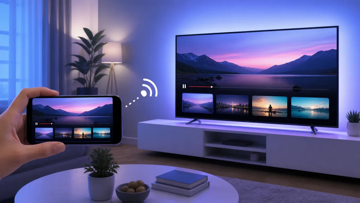 Lecteur IPTV M3U affiché sur Roku