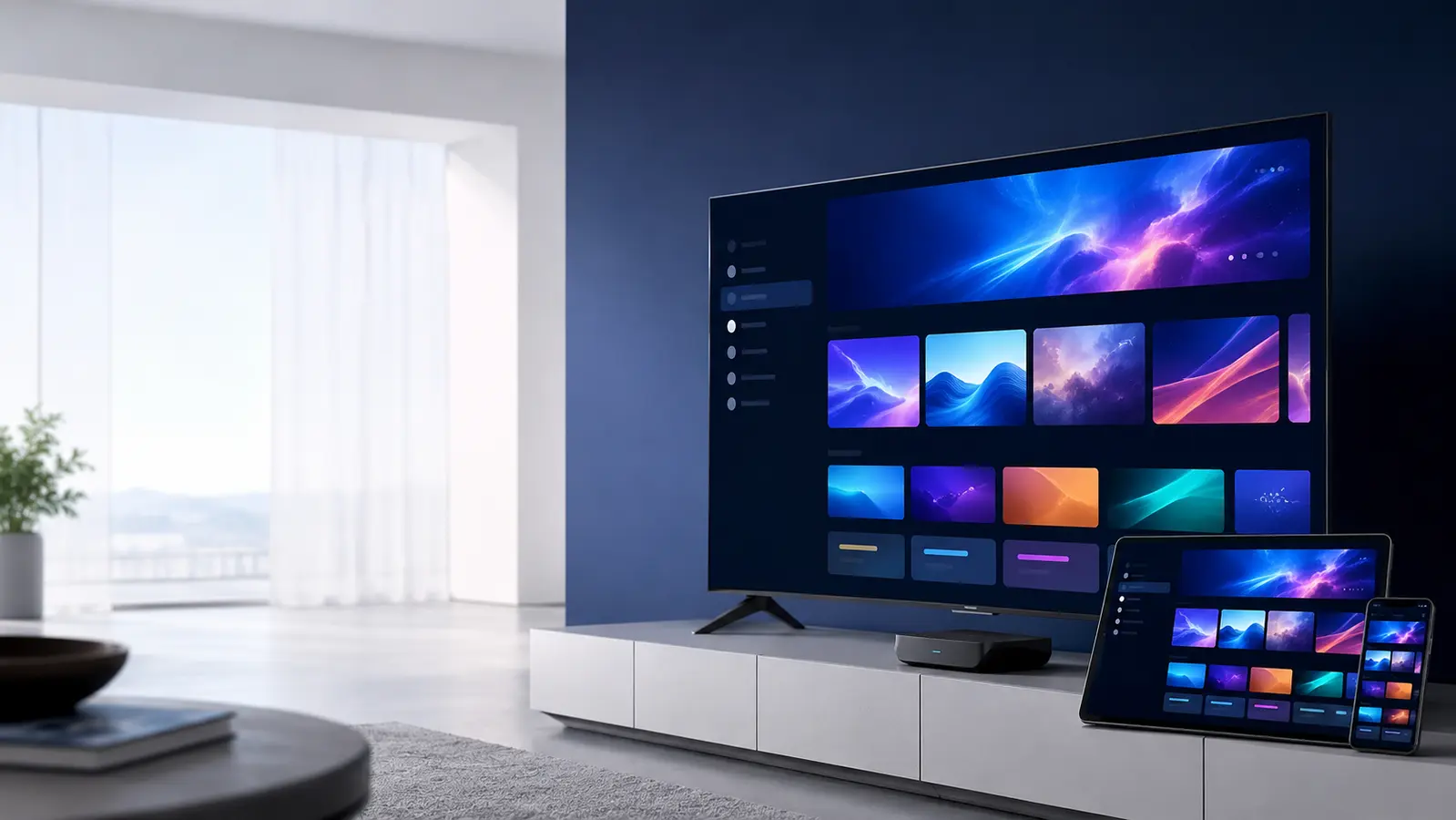 Interface Smarters IPTV Pro sur Smart TV, tablette et smartphone