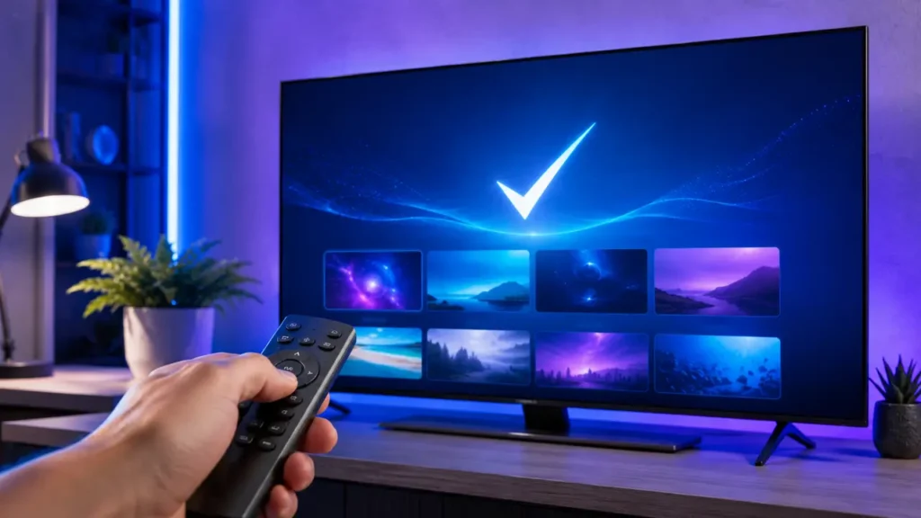 Test IPTV avant abonnement réalisé sur une Smart TV