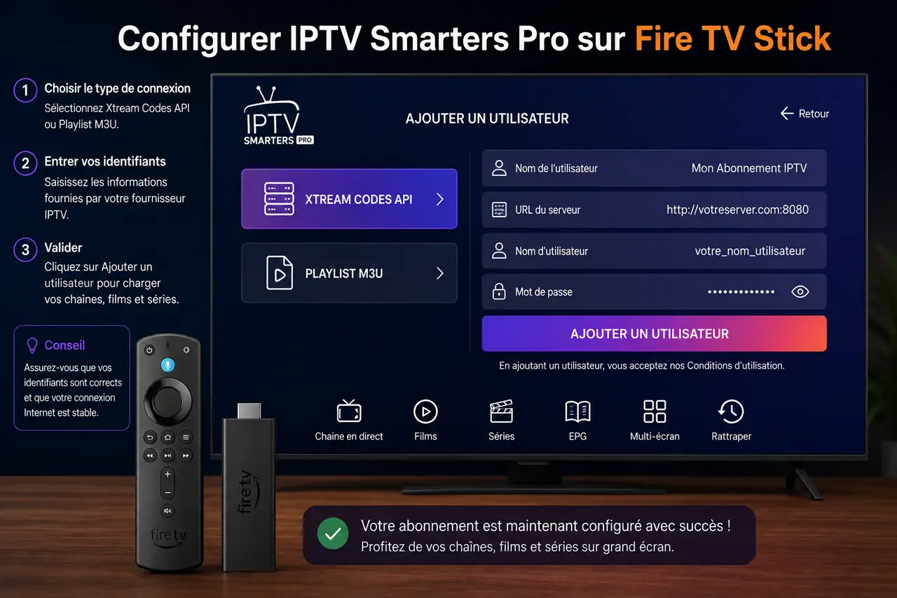 Installer IPTV sur Amazon Fire TV Stick